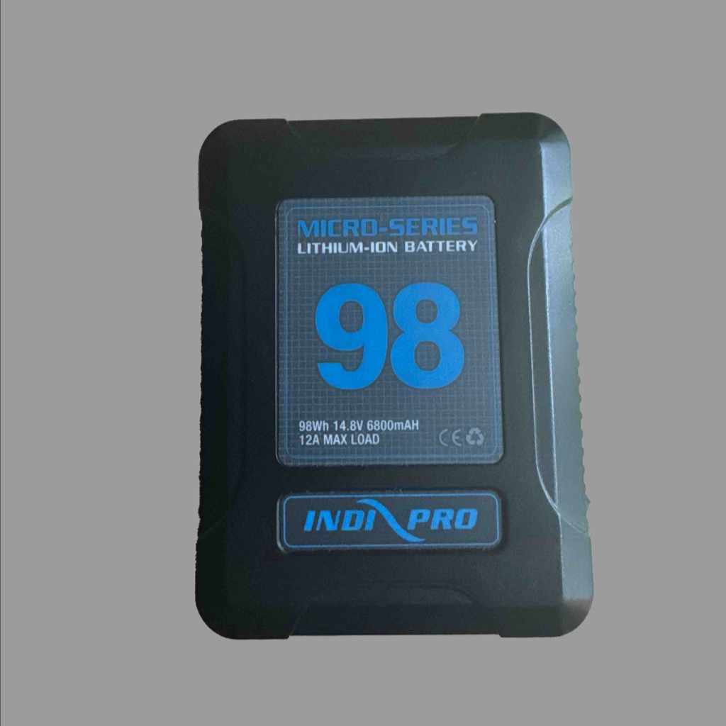 Micro Series  98wh 14.8V 12A Max Load INDI PRO V mount Battery WITH Blackmagic Power adapter mount